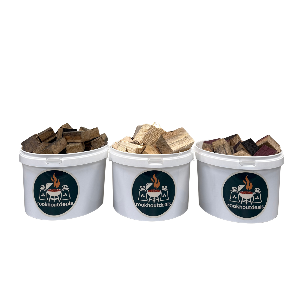 Rookchunks Tasting Box Premium - Wijnvat, Whisky en Hickory